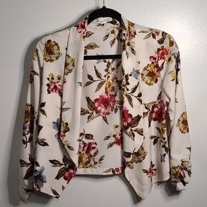 Floral Print Blazer